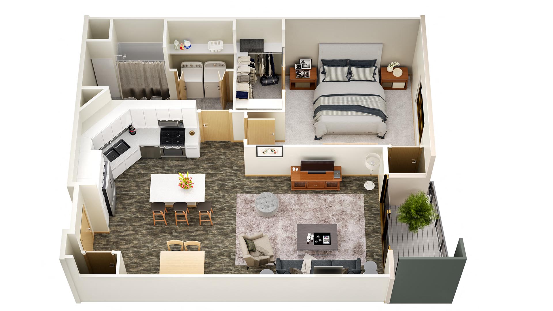 9930 Watts Road Studio-3 Beds Apartment for Rent - Photo Gallery 16